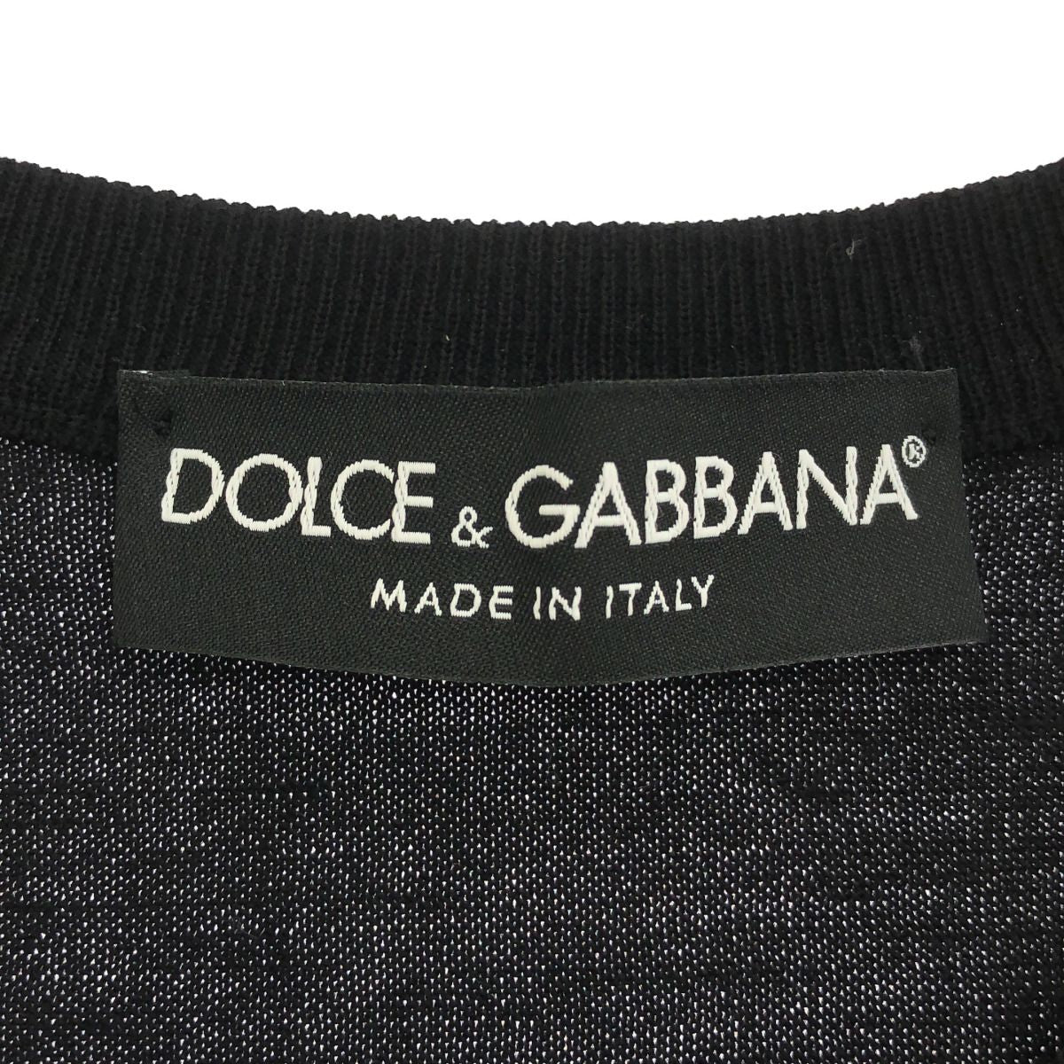Dolce & Gabbana Silk Sunflower Cardigan Black Yellow 36 — view 3