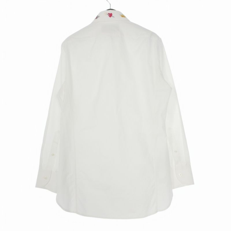 Gucci Symbols Color Embroidery Snake Shirt Long Sleeve 15 White — view 2