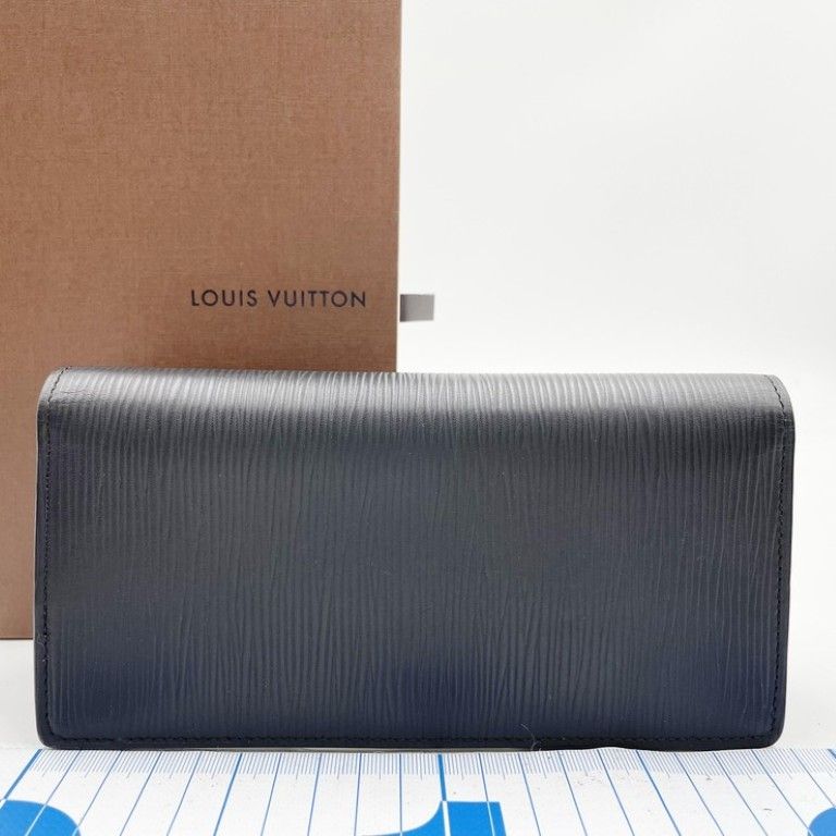 Louis Vuitton Wallet Portefeuille Brazza Noir Epi Bifold — view 2