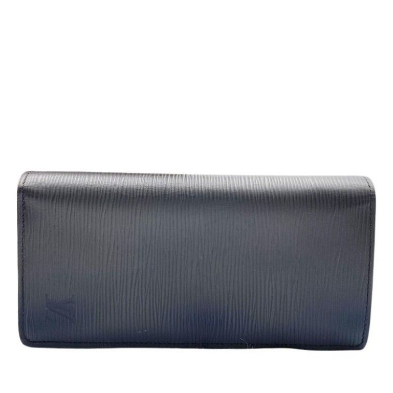 Louis Vuitton Wallet Portefeuille Brazza Noir Epi Bifold