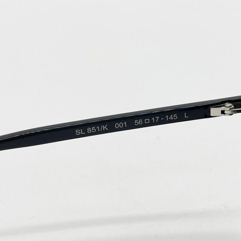 Saint Laurent Sunglasses Asian Fit SL 851 Black Acetate Wellington Eyewear — view 5