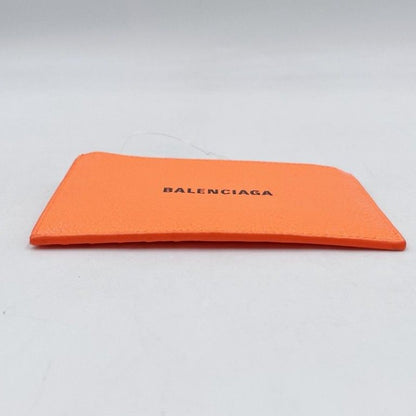 Balenciaga Coin Case Fragment Orange Leather Card — view 3