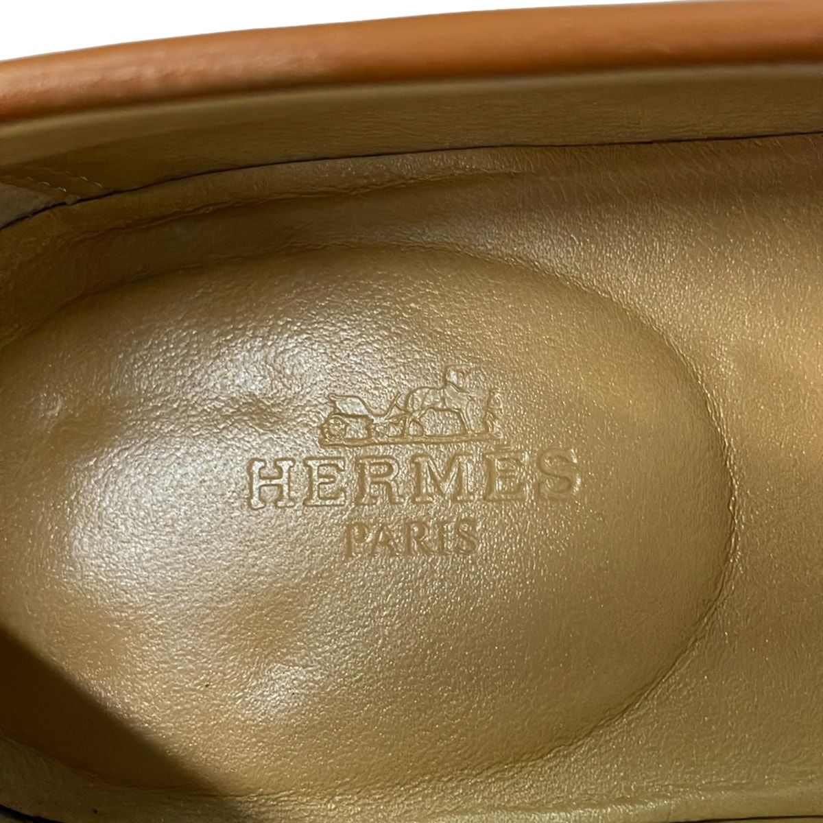 Hermes Loafers 37.5 Kennedy Brown Leather — view 5