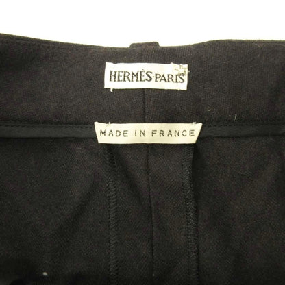Hermes Martin Margiela Era Pants Trousers Straight Zip Fly Wool 36 Black Stk — view 7
