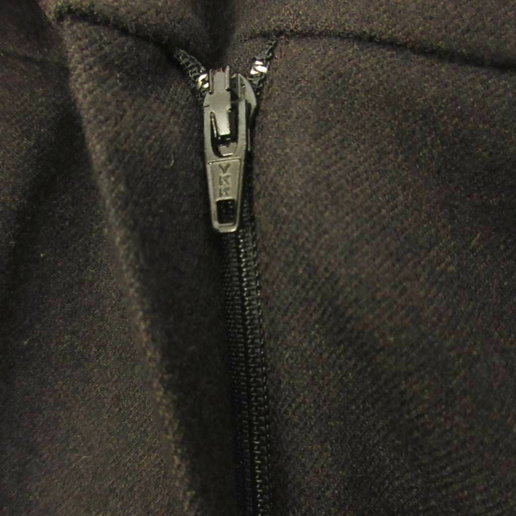 Hermes Martin Margiela Era Pants Trousers Straight Zip Fly Wool 36 Black Stk — view 6