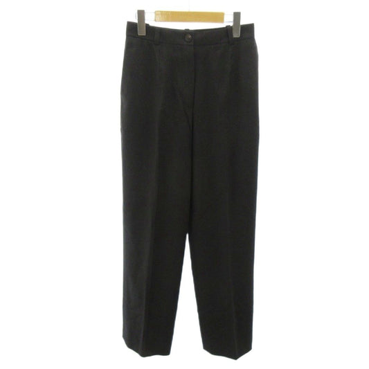 Hermes Martin Margiela Era Pants Trousers Straight Zip Fly Wool 36 Black Stk