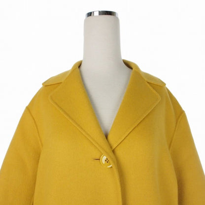 Max Mara Weekend Line Wool Coat Jacket 38 Yellow — view 4