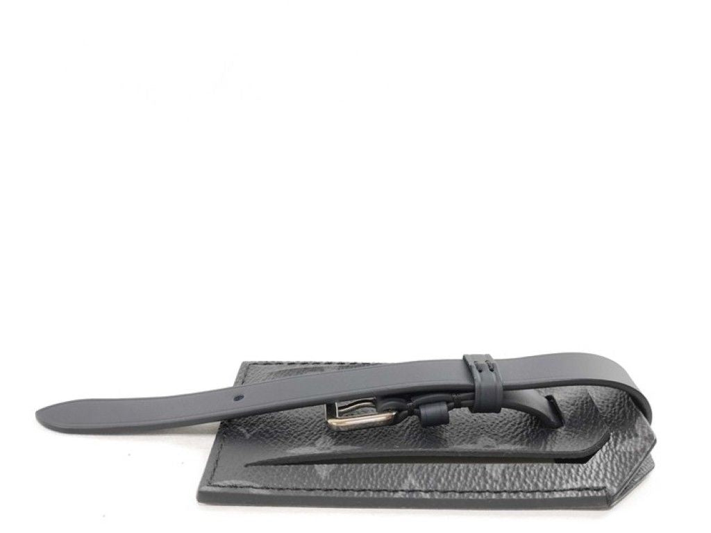 Louis Vuitton Name Tag Porto a Dos Less Black Monogram Eclipse Luggage Tag — view 3