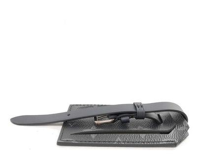 Louis Vuitton Name Tag Porto a Dos Less Black Monogram Eclipse Luggage Tag — view 3