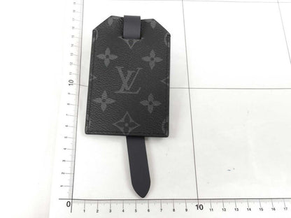 Louis Vuitton Name Tag Porto a Dos Less Black Monogram Eclipse Luggage Tag — view 2