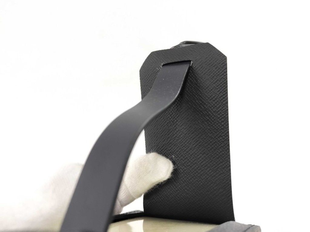 Louis Vuitton Name Tag Porto a Dos Less Black Monogram Eclipse Luggage Tag — view 7