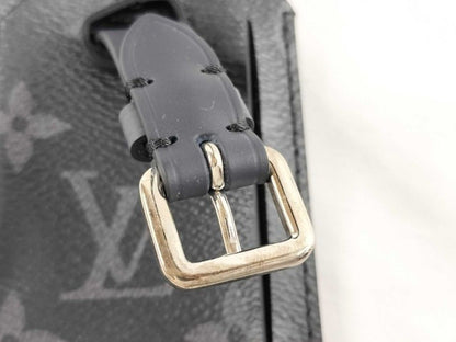 Louis Vuitton Name Tag Porto a Dos Less Black Monogram Eclipse Luggage Tag — view 8