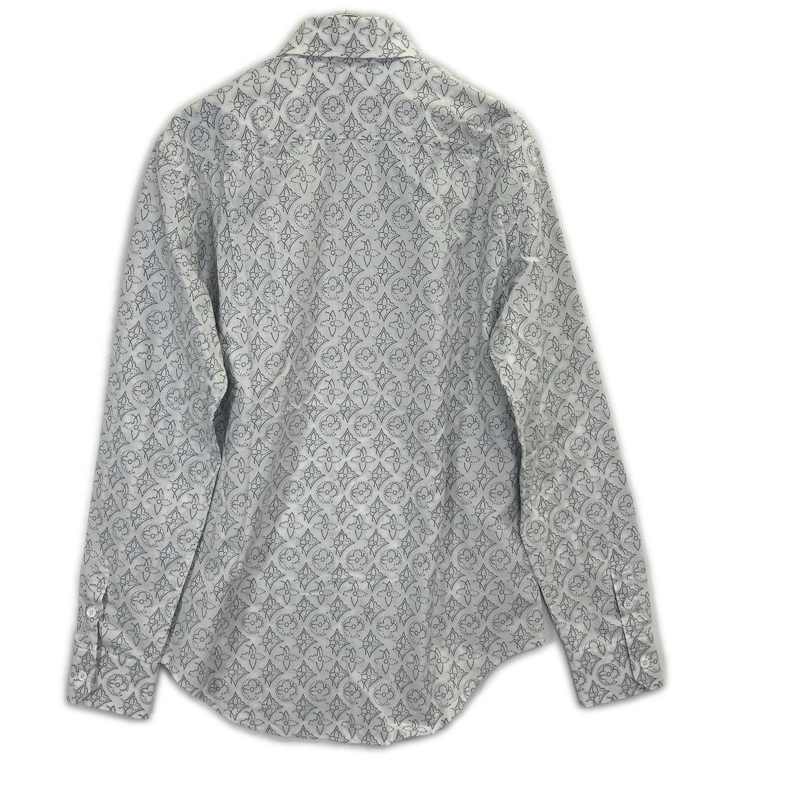 Louis Vuitton Eo4 White Monogram Flower Shirt — view 2