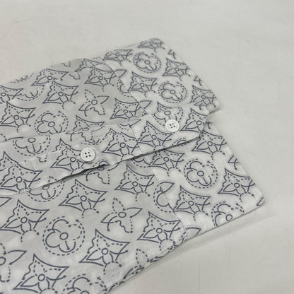 Louis Vuitton Eo4 White Monogram Flower Shirt — view 7