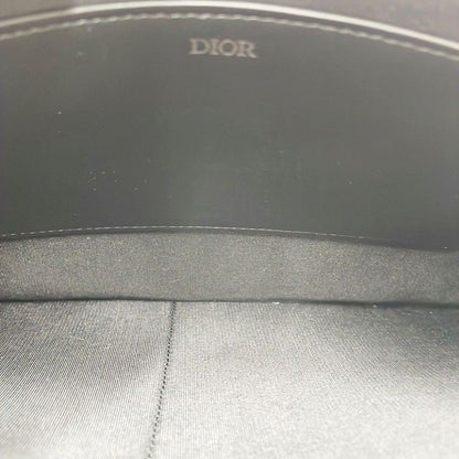 Dior Clutch Black Canvas Leather Second Silver — view 7