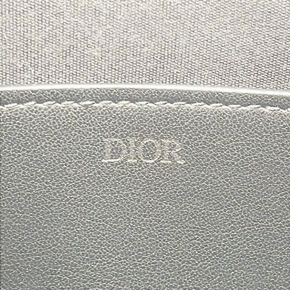 Dior Clutch Black Canvas Leather Second Silver — view 8