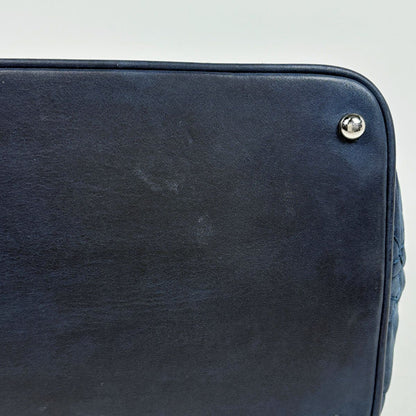 Chanel Wild Stitch Tote 2-Way Shoulder Bag CC Logo Leather Blue — view 3