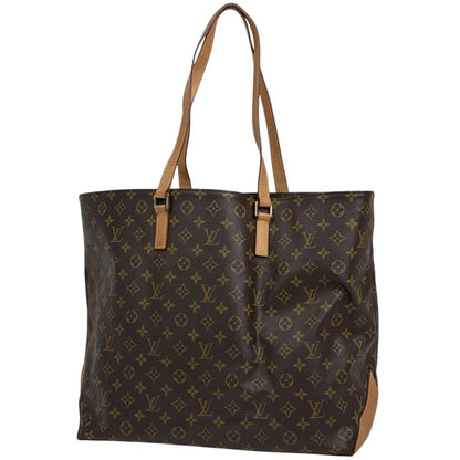 Louis Vuitton Cabas Alto Shoulder Bag Tote Monogram Brown