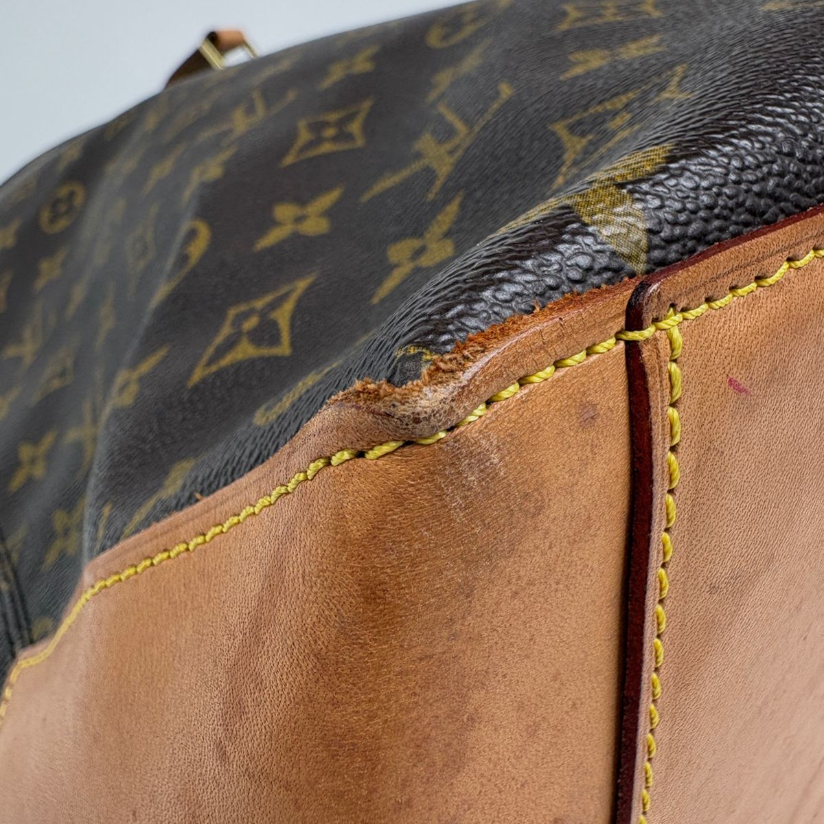 Louis Vuitton Cabas Alto Shoulder Bag Tote Monogram Brown — view 5