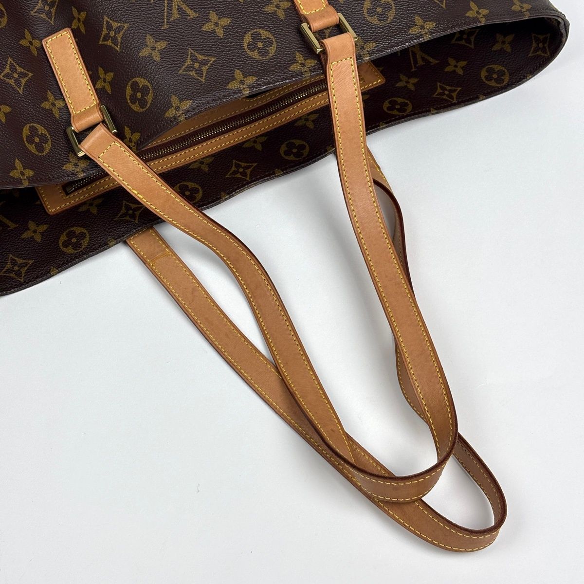 Louis Vuitton Cabas Alto Shoulder Bag Tote Monogram Brown — view 7