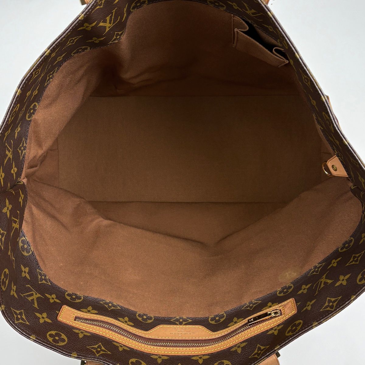 Louis Vuitton Cabas Alto Shoulder Bag Tote Monogram Brown — view 9
