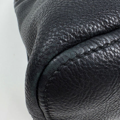 Prada Logo Shoulder Bag Leather Nero — view 3