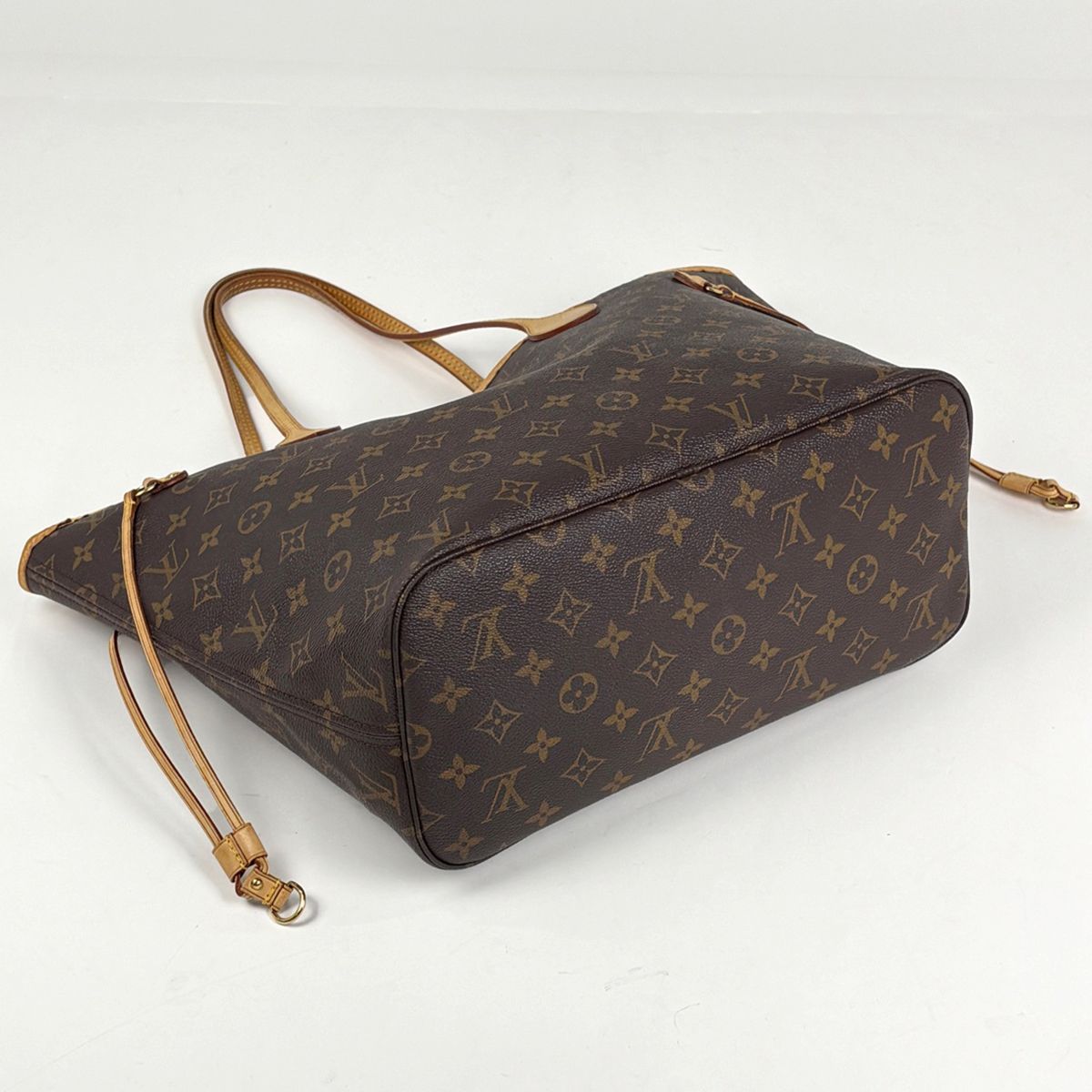 Louis Vuitton Neverfull MM Shoulder Bag Tote Monogram Brown — view 2