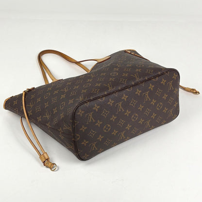 Louis Vuitton Neverfull MM Shoulder Bag Tote Monogram Brown — view 2