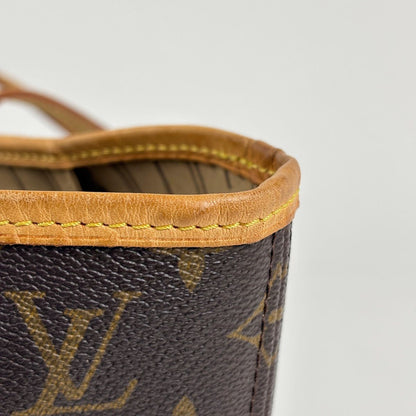 Louis Vuitton Neverfull MM Shoulder Bag Tote Monogram Brown — view 4