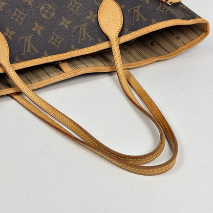 Louis Vuitton Neverfull MM Shoulder Bag Tote Monogram Brown — view 6