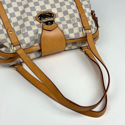 Louis Vuitton Streza PM Tote Shoulder Bag Damier Azur White — view 8