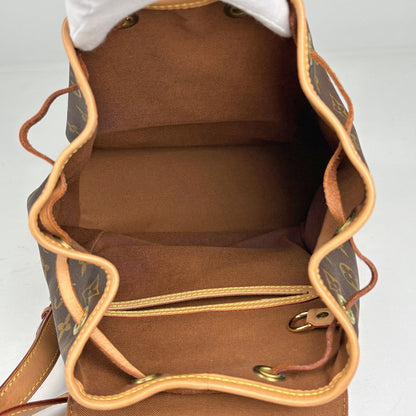 Louis Vuitton Montsouris MM Backpack Monogram Brown — view 9