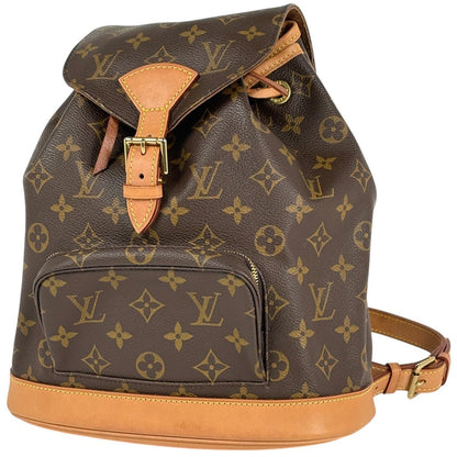 Louis Vuitton Montsouris MM Backpack Monogram Brown