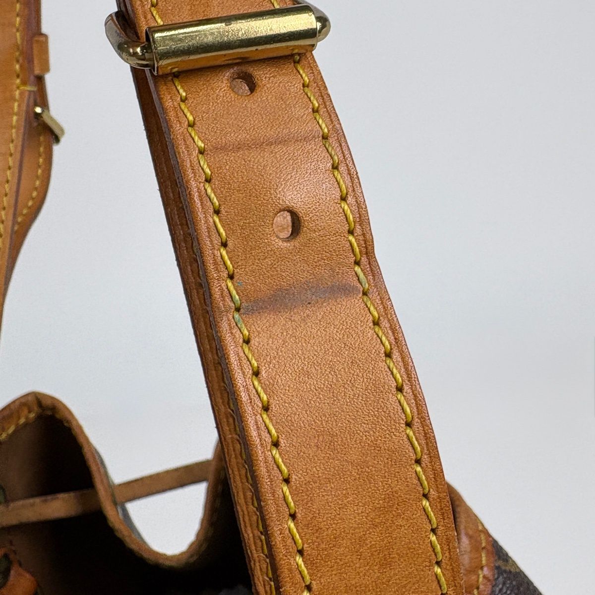 Louis Vuitton Noe Shoulder Drawstring Bag Monogram Brown — view 7