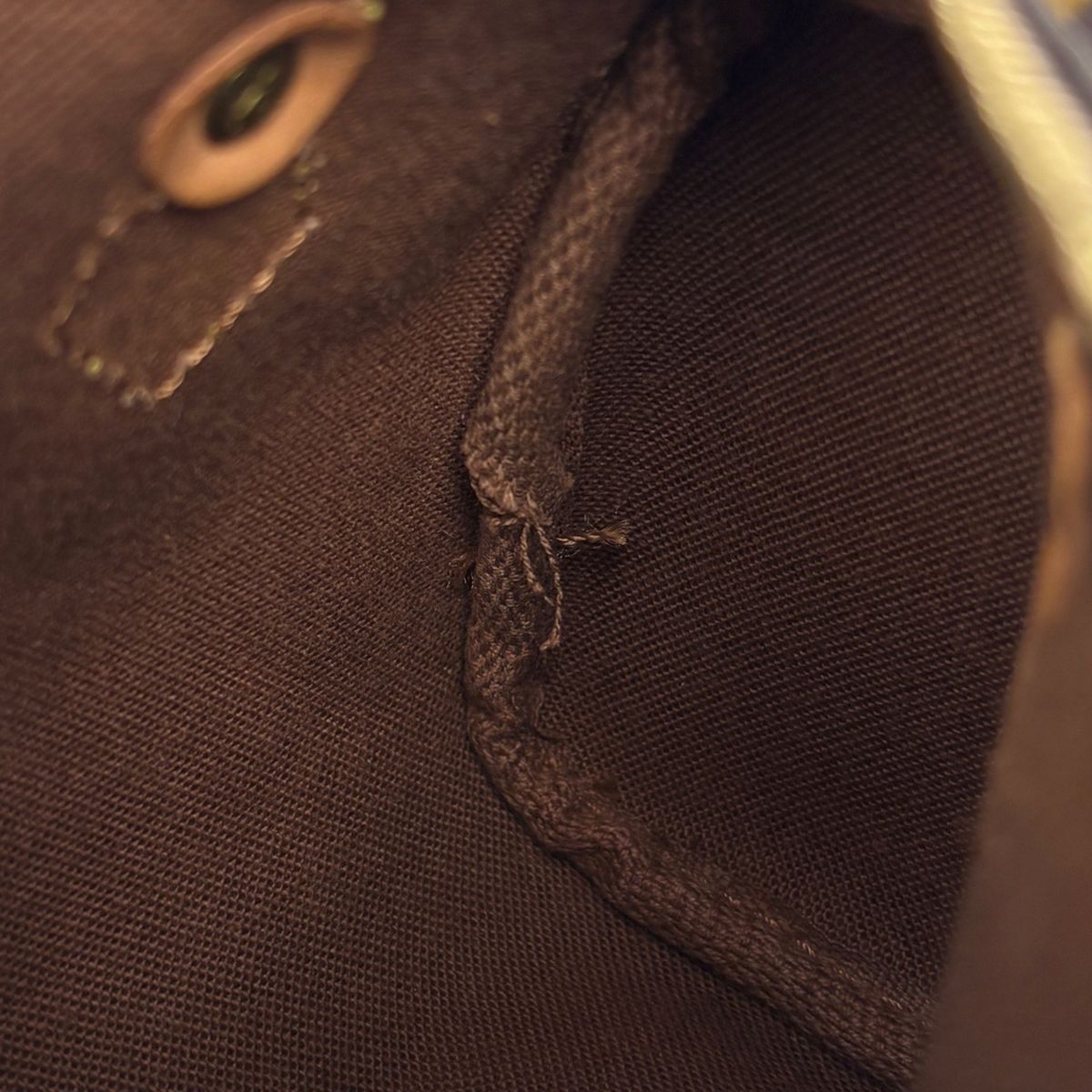 Louis Vuitton Mini Speedy Shopping Handbag Monogram Brown — view 7