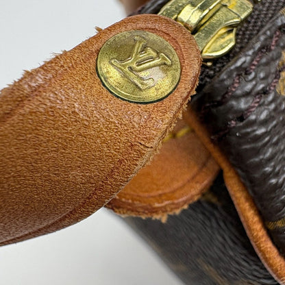 Louis Vuitton Mini Speedy Shopping Handbag Monogram Brown — view 5