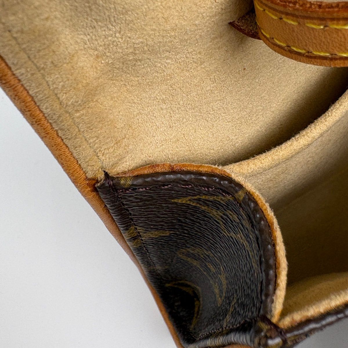 Louis Vuitton Pochette Twin GM Clutch 2-Way Shoulder Bag Monogram Brown — view 9