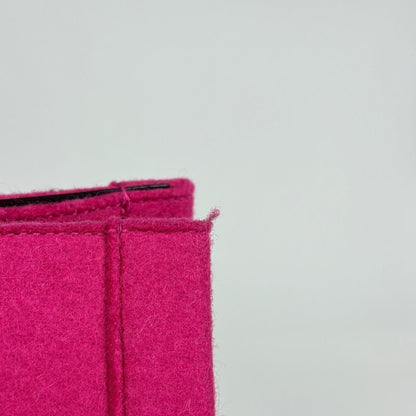 Saint Laurent Rive Gauche Tote Felt Pink Black — view 4