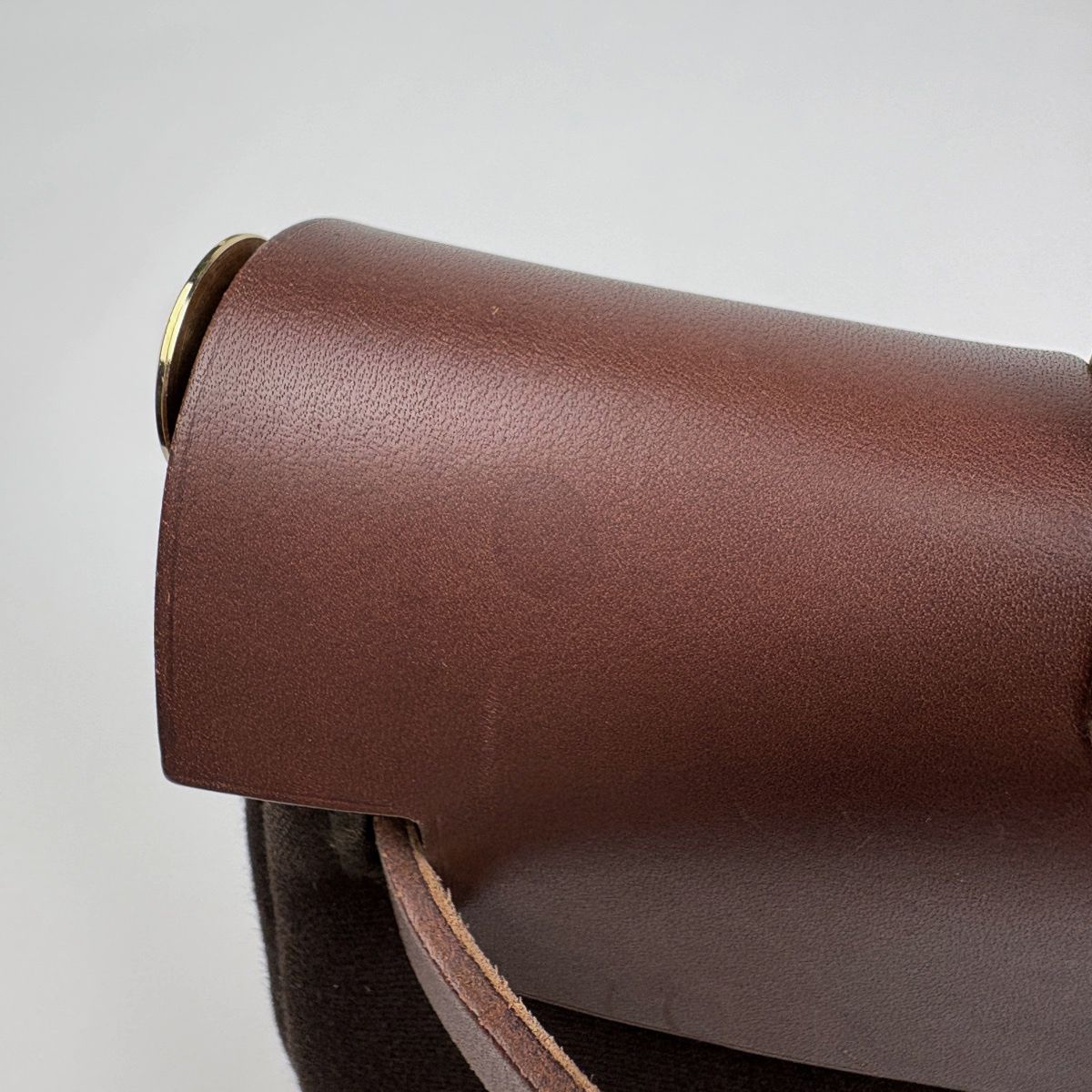 Hermes Herbag PM 2-Way Handbag Toile Officier Brown Natural — view 7