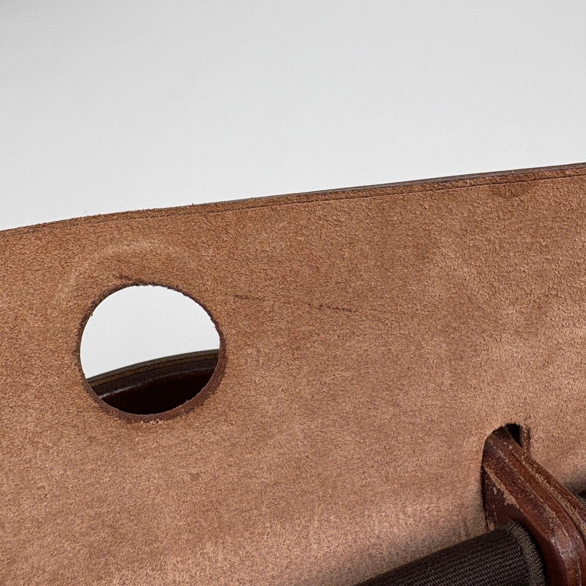 Hermes Herbag PM 2-Way Handbag Toile Officier Brown Natural — view 9