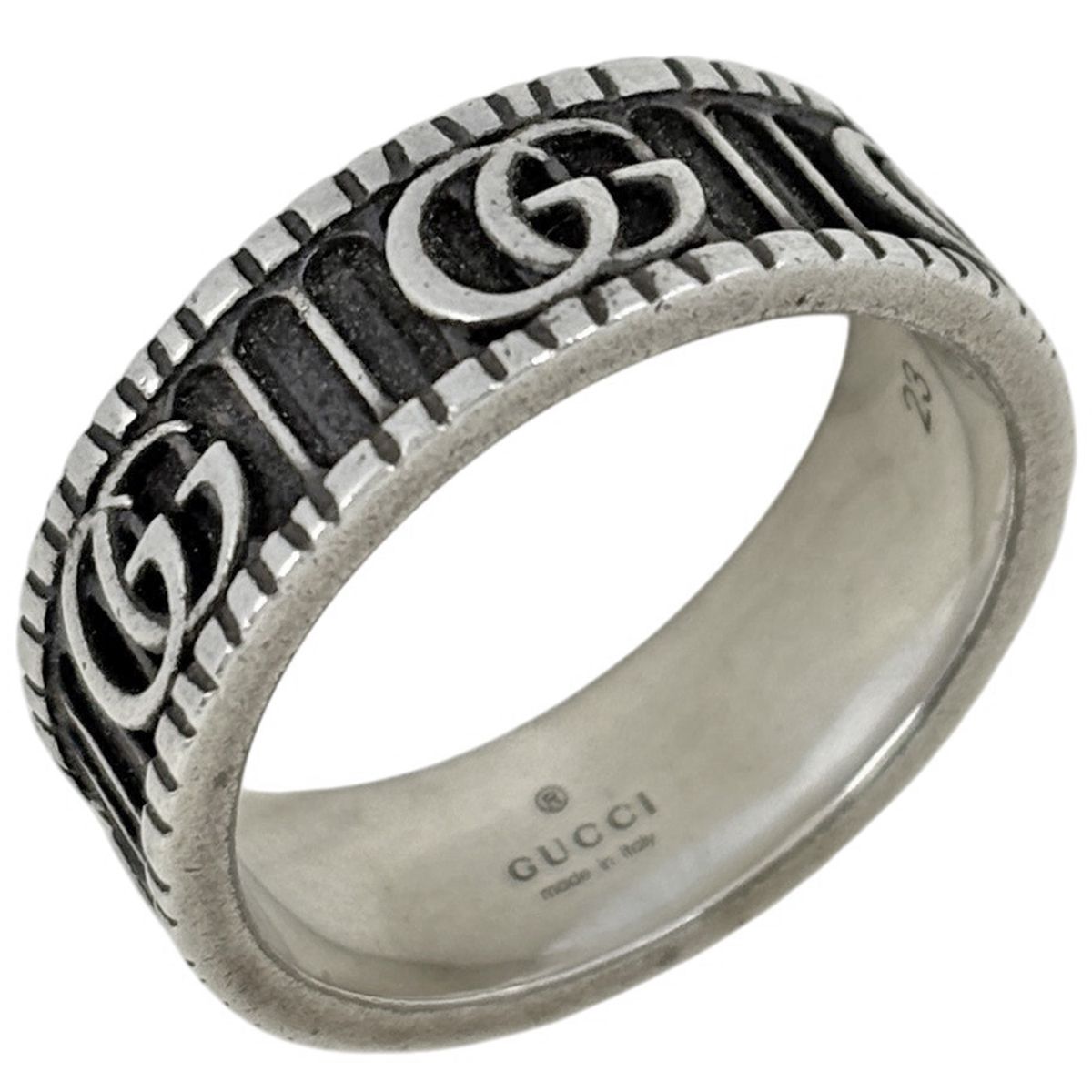Gucci Double Ring 925 Sterling Silver