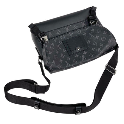 Louis Vuitton Messenger Voyage PM Shoulder Bag Monogram Eclipse Noir — view 4
