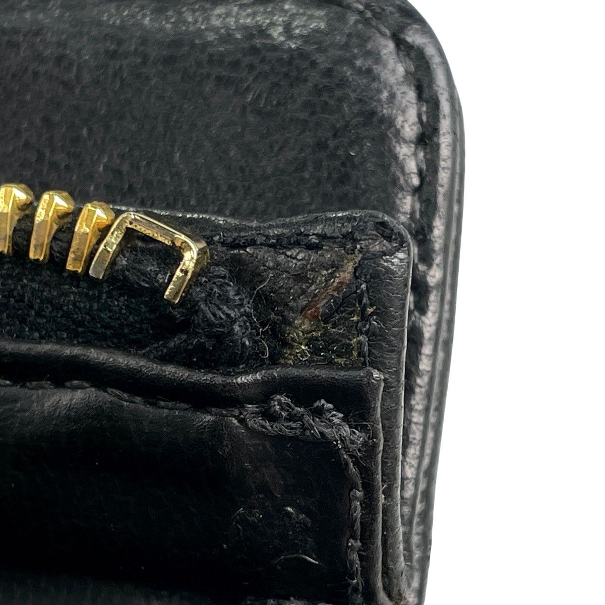 Chanel CC Logo Chain Tote Leather Black — view 7