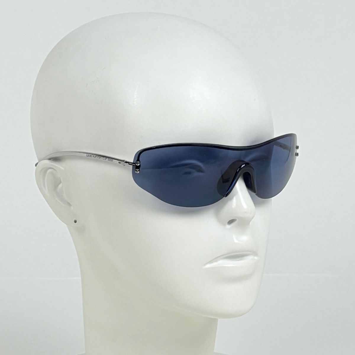 Louis Vuitton Cup Sunglasses LV Cup Acetate Blue Silver Eyewear — view 5