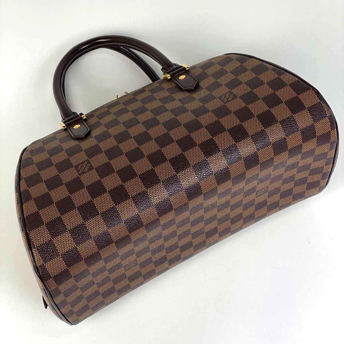 Louis Vuitton Riviera MM Mini Boston Bag Damier Brown — view 2