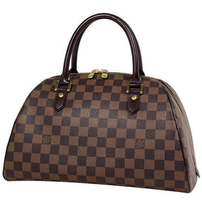 Louis Vuitton Riviera MM Mini Boston Bag Damier Brown