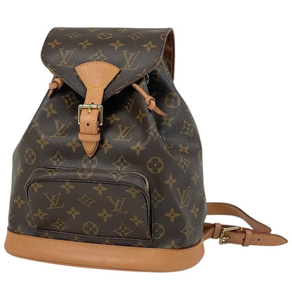 Louis Vuitton Montsouris MM Backpack Monogram Brown