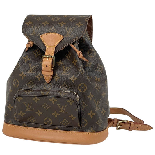 Louis Vuitton Montsouris MM Backpack Monogram Brown