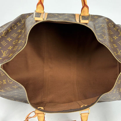 Louis Vuitton Keepall Bandouliere 55 Boston Bag Monogram Brown — view 7