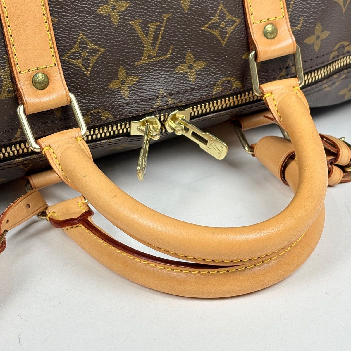 Louis Vuitton Keepall Bandouliere 55 Boston Bag Monogram Brown — view 6